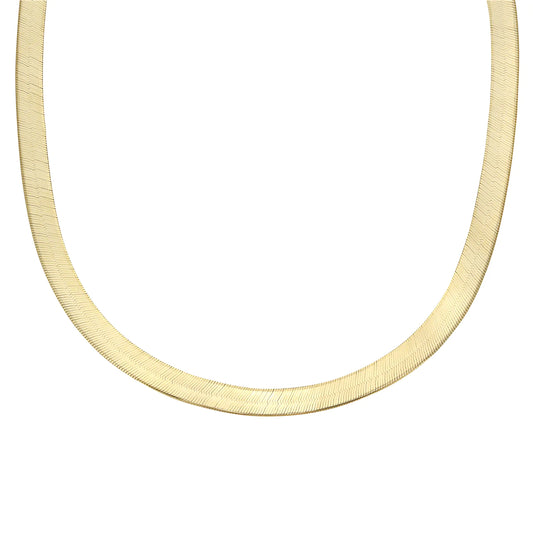 14K THICK HERRINGBONE CHAIN