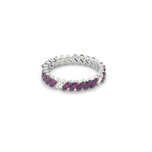 RUBY DIAMOND BAGUETTE RING