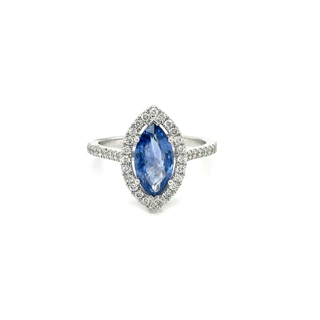 SAPPHIRE DIAMOND RING