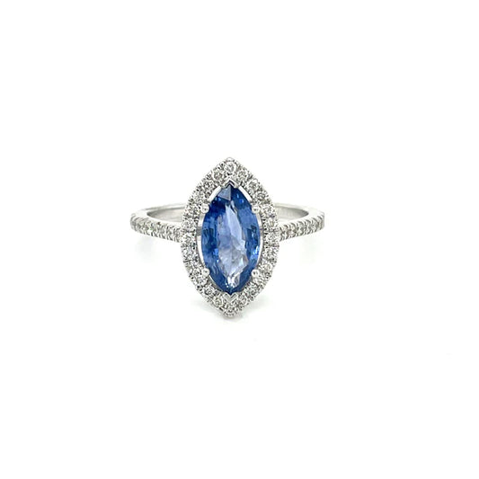 SAPPHIRE DIAMOND RING