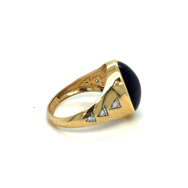 TOURMALINE DIAMOND RING