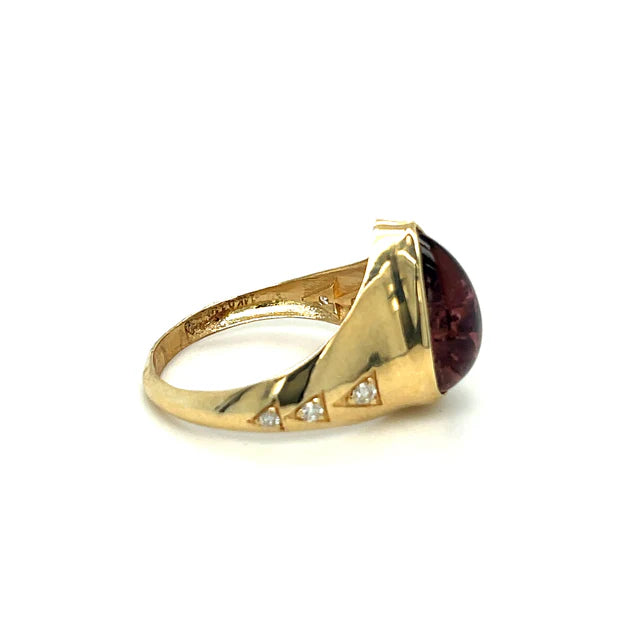 TOURMALINE DIAMOND RING