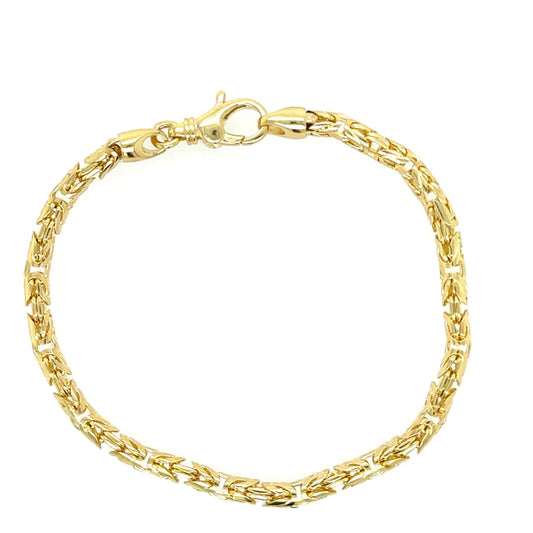 14KT YELLOW GOLD BRACELET 8"