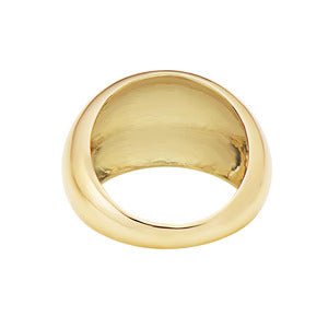 14KT YELLOW GOLD DOME RING