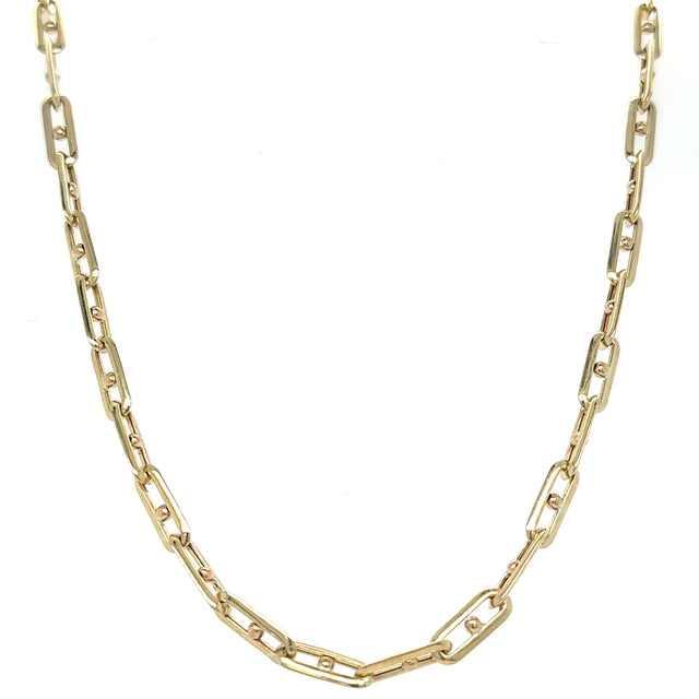 14KT YELLOW GOLD 20" NECKLACE